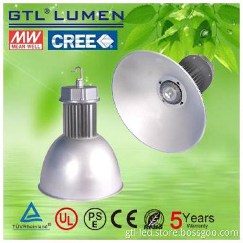 CREE LED high quality 50W LED high bay light Mean Well driver